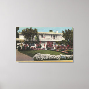 George Burns en Gracie Allen's Home Canvas Afdruk