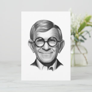 George Burns Feestdagenkaart