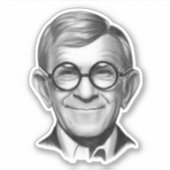 George Burns Sticker (Voorkant)