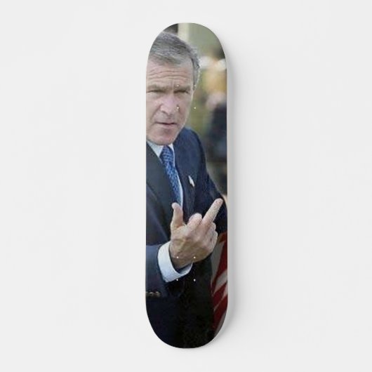 George Bush Middle Finger Skateboards (Voorkant)