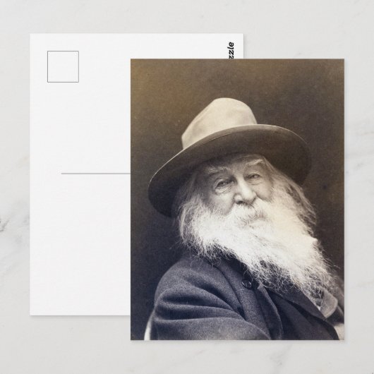 George C. Cox Walt Whitman Briefkaart (Voorkant / Achterkant)