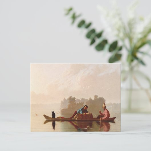 George Caleb Bingham Bonthandelaren Missouri Briefkaart (Staand voorkant)