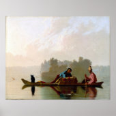 George Caleb Bingham Fur Handelaren dalend Poster (Voorkant)