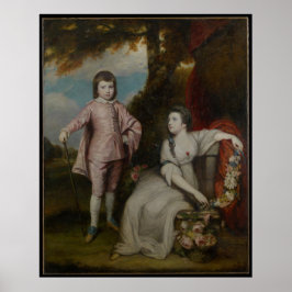 George Capel, Viscount Malden en Lady Elizabeth Poster