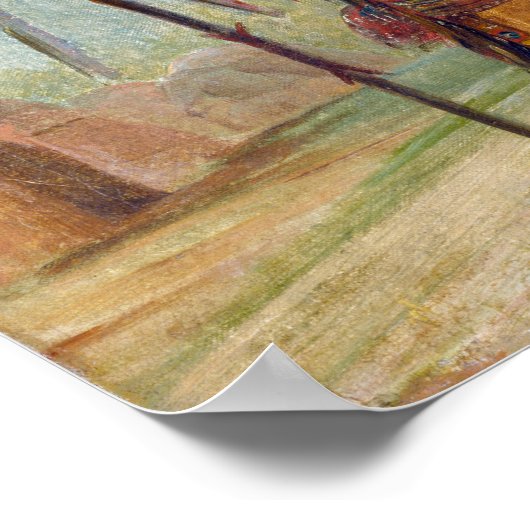 George Catlin A-wun-né-wa-be, Vogel van Thunder Poster (Hoek)