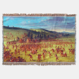George Catlin Balspel van de Choctaw Bal Omhoog Deken