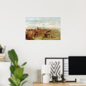 George Catlin Zelffoltering in een Sioux Religieuz Poster (Thuiskantoor)