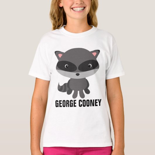 GEORGE COONEY RACCOON Funny T-Shirts (Voorkant)
