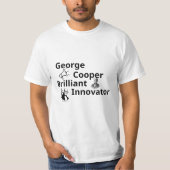 George Cooper: briljante innovator T-shirt (Voorkant)