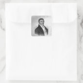 George Cooper, gegraveerd door Percy Roberts Vierkante Sticker (Tas)