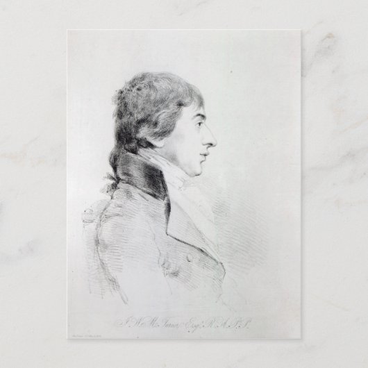 George Dance | Joseph Mallord William Turner R.A. Briefkaart (Voorkant)