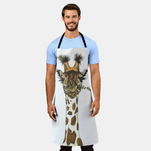 George de giraffe Apron Schort (Gedragen)
