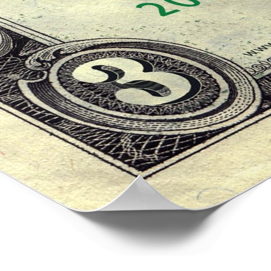 George Dubya Struik $3 Bill Poster