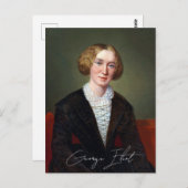 George Eliot Briefkaart (Voorkant / Achterkant)