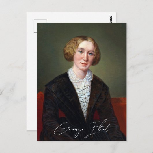 George Eliot Briefkaart (Voorkant / Achterkant)
