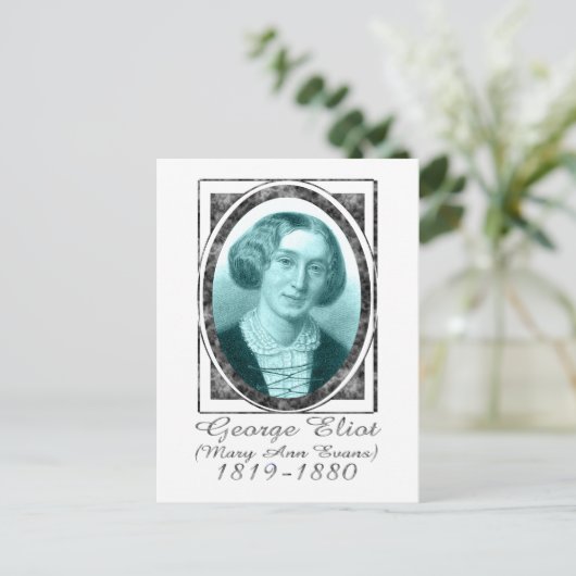 George Eliot Briefkaart (Staand voorkant)