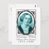 George Eliot Briefkaart (Voorkant / Achterkant)