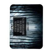 George Eliot Inspirerend Quote "Nooit te laat" Magneet (Verticaal)