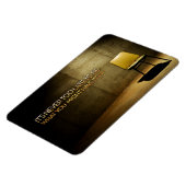 George Eliot Inspirerend Quote "Nooit te laat" Magneet (Linkerzijde)