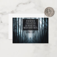 George Eliot Inspirerend Quote "Nooit te laat"