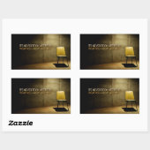 George Eliot Inspirerend Quote "Nooit te laat" Rechthoekige Sticker (Vel)