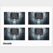 George Eliot Inspirerend Quote "Nooit te laat" Rechthoekige Sticker (Vel)