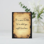 George Eliot's quote on life Briefkaart (Staand voorkant)