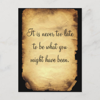 George Eliot's quote on life Briefkaart