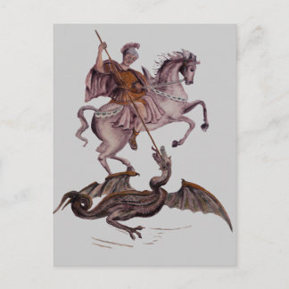 GEORGE EN DE DRAAK BRIEFKAART