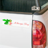 George en de Draak Bumpersticker (Op Truck)