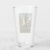 George en de Draak (door Raphael) Glas (Achterkant)