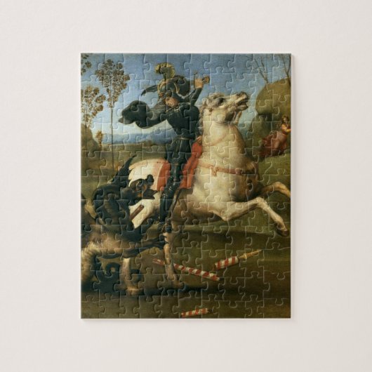 George en de Draak (door Raphael) Legpuzzel (Verticaal)