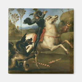 George en de Draak (door Raphael) Magneet