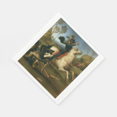 George en de Draak (door Raphael) Servet (Hoek)