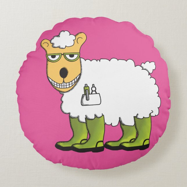 George en Ginny Rond Kussen (Voorkant)