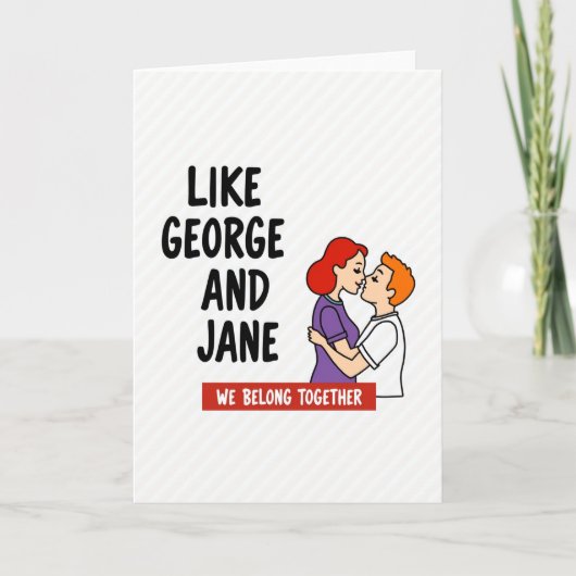George En Jane Liefdevolle Kaart (Voorkant)