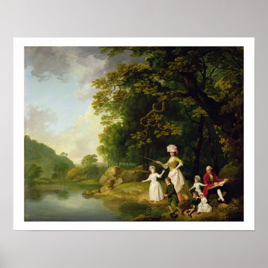 George en Mary Browne met hun vijf oudere kind Poster (Voorkant)