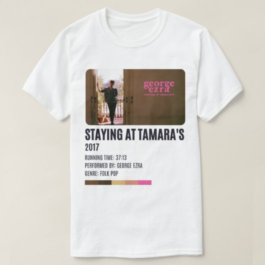 George Ezra blijft in Tamaras T-shirt (Design voorkant)