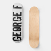 GEORGE F Skateboard (Voorkant)