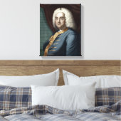 George Frederic Handel, gegraveerd door Thomson Canvas Afdruk (Insitu (Slaapkamer))