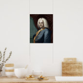 George Frederic Handel, gegraveerd door Thomson Poster (Keuken)