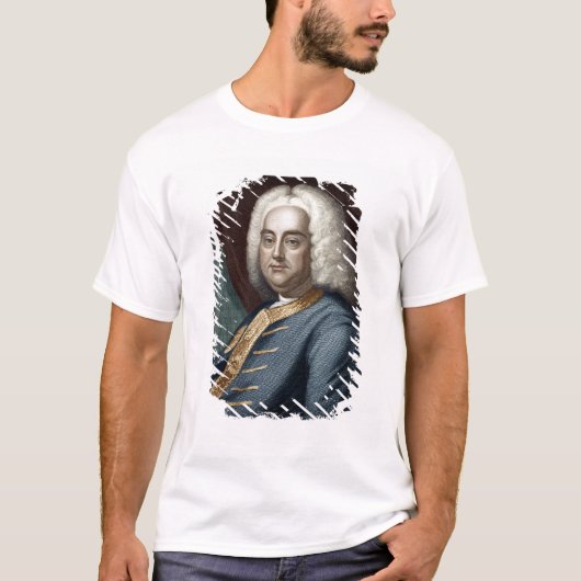 George Frederic Handel, gegraveerd door Thomson T-shirt (Voorkant)