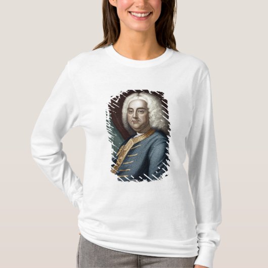 George Frederic Handel, gegraveerd door Thomson T-shirt (Voorkant)