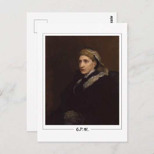 George Frederic Watts #111 - Kunstmatig Briefkaart (Voorkant / Achterkant)