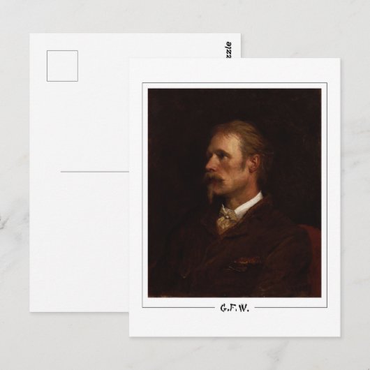 George Frederic Watts #124 - Kunstmatig Briefkaart (Voorkant / Achterkant)