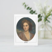 George Frederic Watts #12 - Briefkaart met fijne k (Staand voorkant)