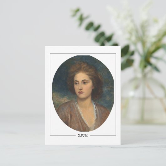 George Frederic Watts #12 - Briefkaart met fijne k (Staand voorkant)