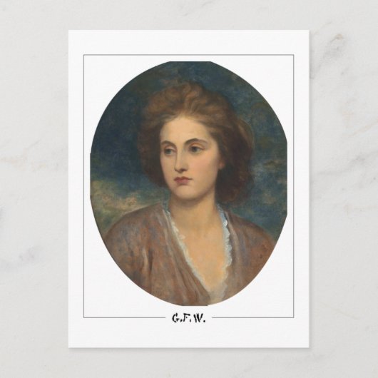 George Frederic Watts #12 - Briefkaart met fijne k (Voorkant)