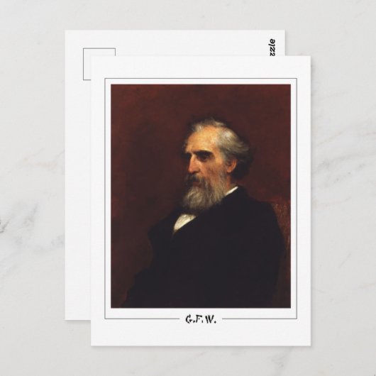 George Frederic Watts #168 - Kunstmatig Briefkaart (Voorkant / Achterkant)