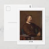 George Frederic Watts #17 - Kunstmatig Briefkaart (Voorkant / Achterkant)